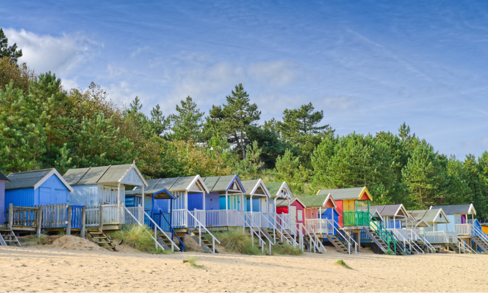 Wells beach huts